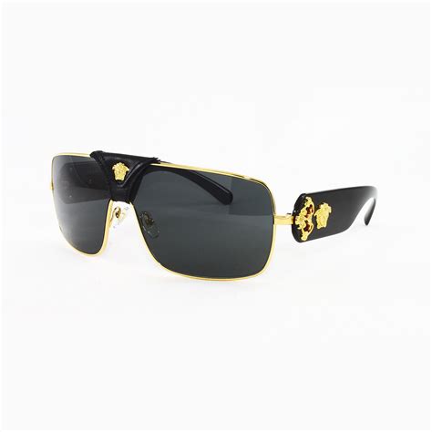 versace gold sunglasses mens